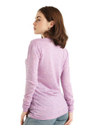 Merino Wool Long Sleeve  Heather Lilac