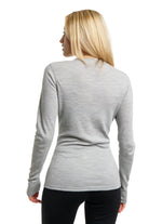 Merino Wool Long Sleeve  Gray Heather