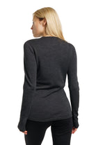 Merino Wool Long Sleeve  Charcoal Grey